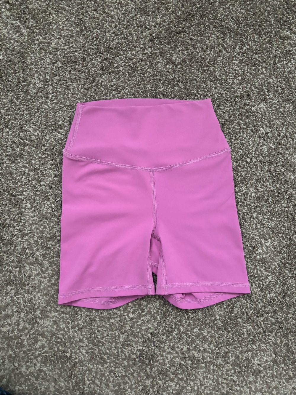 High-Rise Pink Workout Shorts for Women